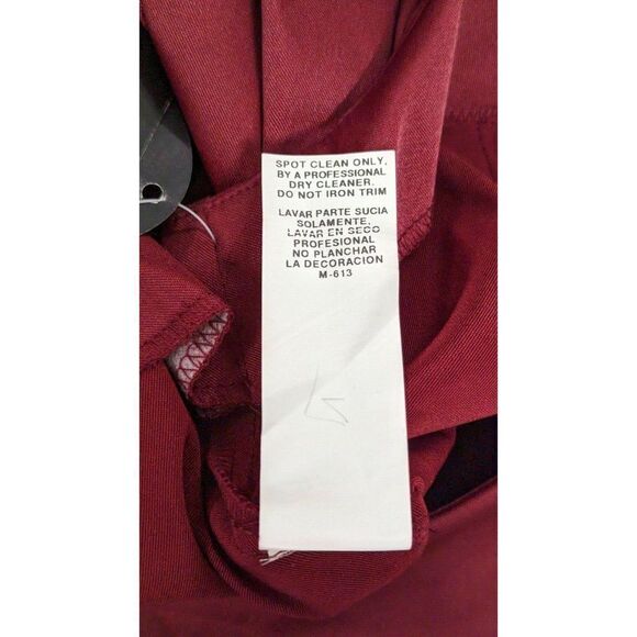My Michelle Womens Size 9/10 Red Sleeveless V Neck Knee Length Tank Dress - Picture 9 of 9